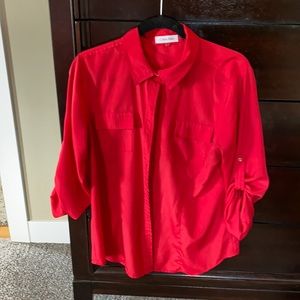 Red Lightweight Blouse
